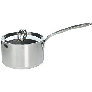VIKING 3-PLY STAINLESS STEEL SAUCE PAN WITH GLASS LID, 3QT/2.8L